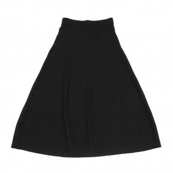 Milly Black Knit Flare Skirt - Picture 3 of 9